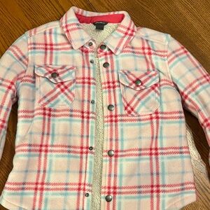 Eddie Bower Plaid Button-Up Jacket